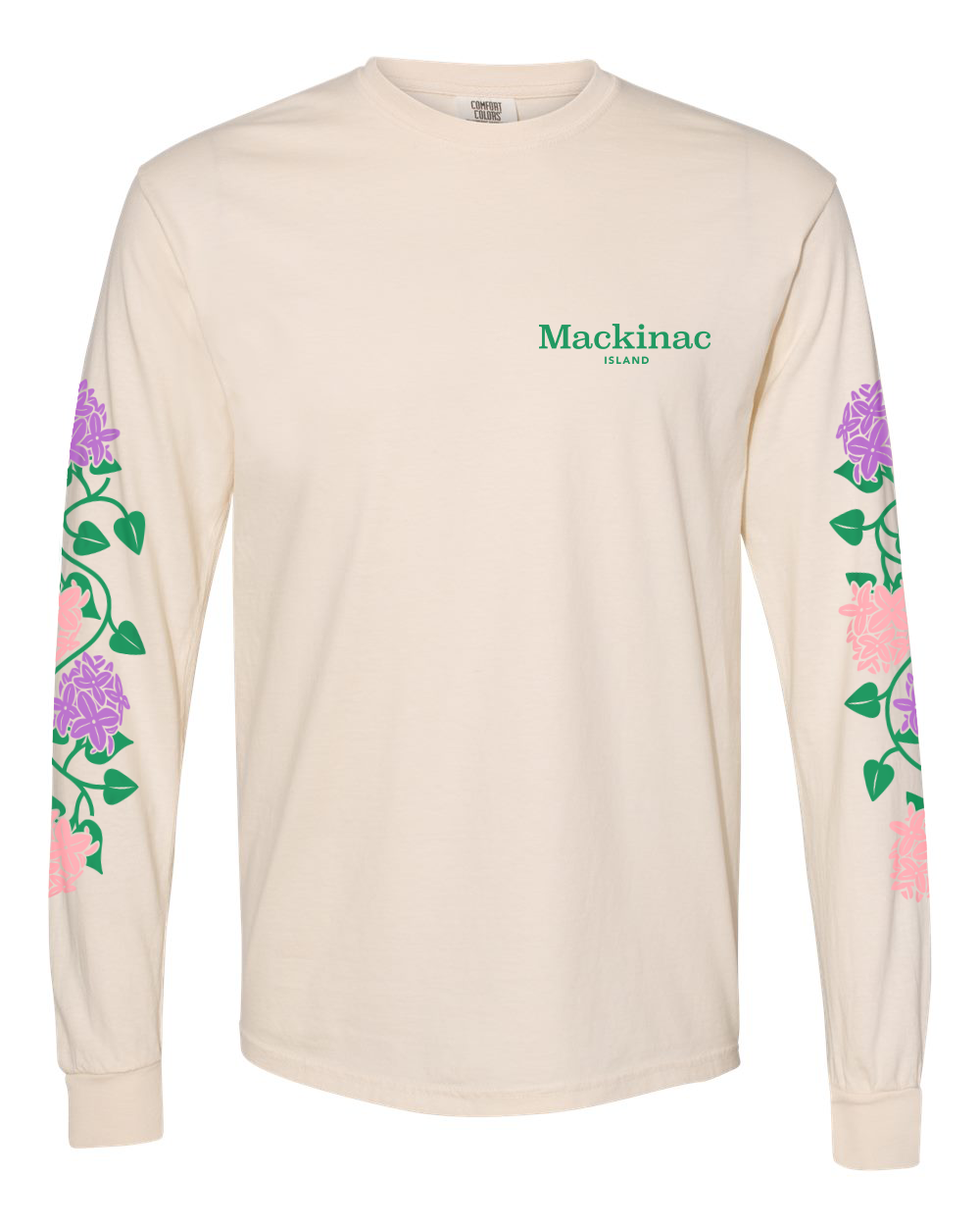 T-Shirt Threads Long Lilac Mackinac Sleeve\' of Sleeve –